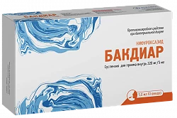BAKDIAR ichg qabul qilish uchun suspenziya 5 ml 220 mg/5 ml N20
