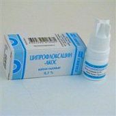 SIPROFLOKSASIN AKOS ko'z tomchilari 5ml 0,3%