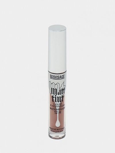 Тени жидкие для век матовые LUXVISAGE Matt tint waterproof 12H, тон 107 