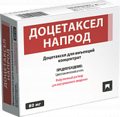 DOSETAKSEL NAPROD konsentrat 120mg/3ml