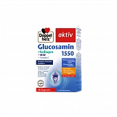 DOPPELGERS AKTIV GLYUKOZAMIN 1550 + KOLLAGEN + GIALURONOVAYA KISLOTA kapsulalar  N40