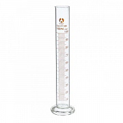 Shisha olti burchakli asosli o'lchash tsilindri 5 ml