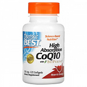 Doktorning eng yaxshi, yuqori so'rilishi mumkin bo'lgan Q10 koenzimi, BioPerine bilan, 100 mg, 120 kapsula