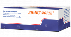 NIMID FORTE tabletkalari 100mg/2mg N100