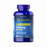 Arginin Puritan's Pride L-Arginin 1000 mg 100 Kapsül