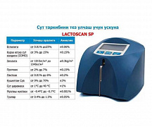 Сут текшириш учун анализатор Lactoscan SP