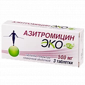 AZITROMISIN EKOMED tabletkalari 500mg N3