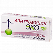 AZITROMISIN EKOMED tabletkalari 500mg N3
