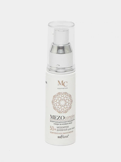 Дневной мезокрем для лица Bielita MEZOcomplex 50+ Комплексное омоложение, 50 мл
