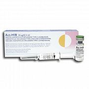AKT XIB (KONYUGIROVANNAYA VAKSINA PROTIV INFEKSIY VIZIVAEMIX HAEMOPHILUS INFLUENZA TIPA B) poroshok 10mkg/0,5 ml