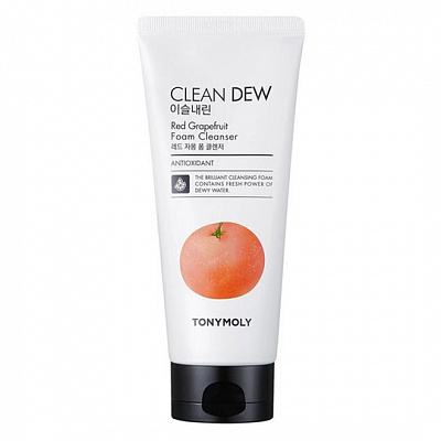 Пенка для умывания с грейпфрутом Tony Moly Clean Dew Red Grapefruit Foam Cleanser, 180 мл 