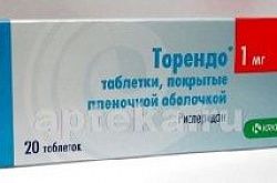 ТОРЕНДО 0,001 таблетки 0,001г N20