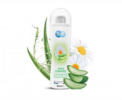 Гель на водной основе из натуральных ингредиентов "Soft Aloe & Chamomile":uz:"Yumshoq Aloe & Moychechak" tabiiy ingredientlardan tayyorlangan suvga asoslangan gel