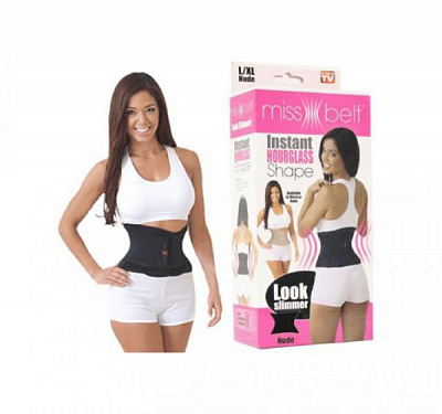 Утягивающий пояс Miss Belt Instant Hourglass Shape:uz:Qomatni go'zallashtiruvchi kamar  Miss Belt Instant Hourglass Shape