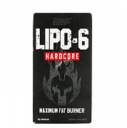 Nutrex Research Lab, LIPO-6 Hardcore, yog 'yoqish qo'shimchasi, 60 kapsula