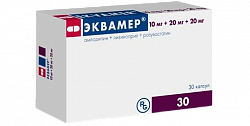 EKVAMER 10mg+20mg+20mg kapsulalar  N30