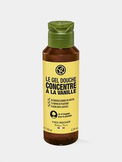 Гель для Душа Yves Rocher в Экоформате, "Ваниль" 100ml