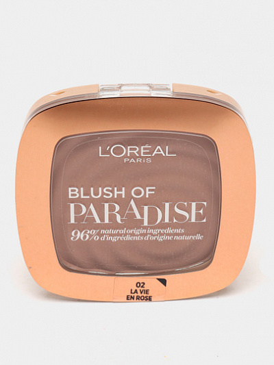 Румяна L'oreal Paris "paradise" тон 02 La Vie En Rose