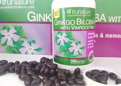 БАД для мозга и памяти Ginkgo Biloba Trunature (300 капсул) БАД для мозга и памяти Ginkgo Biloba Trunature (300 капсул)