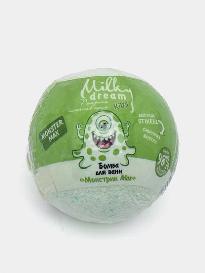 Бомбочка для ванн Milky Dream "Монстрик Max", 100 г