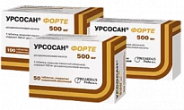 URSOSAN FORTE 0,5 tabletkalari N10