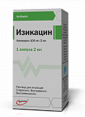 IZIKASIN inyeksiya uchun eritma 500mg/2ml N1