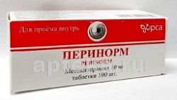 PERINORM 0,01 tabletkalari N100