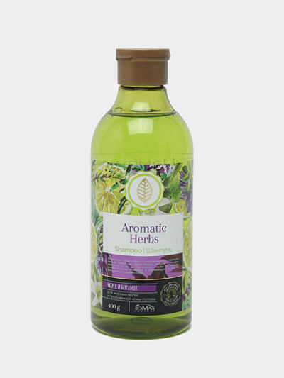 Шампунь для жирных волос Romax Aromatic Herbs Чабрец и Бергамот, 400 г