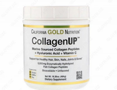 Коллагеновая добавка California Gold Nutrition CollagenUр (464 гр.) Коллагеновая добавка California Gold Nutrition CollagenUр (464 гр.)