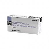 ASENTRA tabletkalari 50mg N28