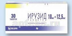 IRUZID 0,01+0,0125 tabletkalari N30