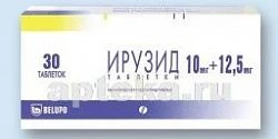 IRUZID 0,01+0,0125 tabletkalari N30