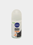 Ролик для женщин Nivea Extra Чёрное и белое, 50 мл